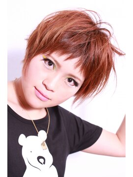 オーバーキャプテンネイキッド(OVER CAPTAIN NAKED) ザク切り★スクラッチショート