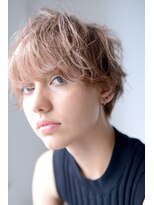 ネルバイグリーン(Nelle by green)&nbsp;coral beige×edge-short-