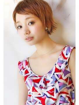 ブーケ(BOUQUET) ジグザグバング・無造作・エアリーショート・耳かけ・外ハネ