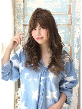 バグズ ヘアデザイン 桔梗が丘店(Baguz HAIR DESIGN) 巻き髪ウェーブガーリースタイル