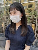 ノイ(neu)&nbsp;ショートワイドバング×暗髪ネイビー【静岡/髪質改善】