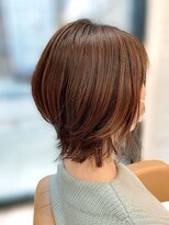 アドラーブル 松崎店(adorable) 20代30代40代抜け感ショートレイヤーナチュラルブラウン