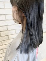 アッシュ 十日市場店(Ash)&nbsp;イヤリングカラー　グレーネイビー