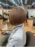 大人可愛いイメチェンモードヘアダークアッシュチェリーブラウン