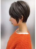 小顔にみえる くびれショートボブ