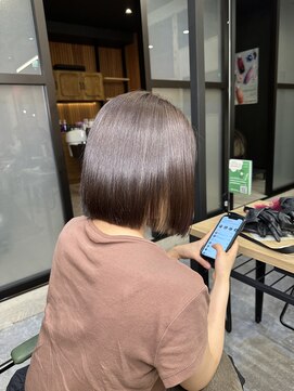 トリニティ 本厚木(trinity) チョコレートブラウン/髪質改善/ボブ/本厚木