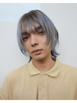 レコ 渋谷(LECO)&nbsp;ブラウン×ペールブルーのルーツカラー