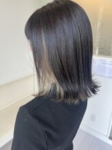 ケイアンドケイ ヘアー デザイン つつじが丘店(K&K) グレージュインナーカラー