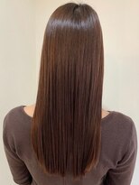 ケアリー 成増(Carelly)&nbsp;大人かわいい前髪セシルカットココアブラウンフリンジウェーブ