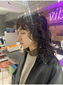 レイヤーカット　パーマ