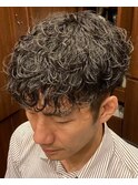 波まきパーマ