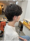 ニュアンスパーマ メンズカット レイヤー マッシュウルフ