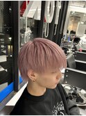 メンズパーマツイスパ波巻きスパイラルマッシュセンターパート