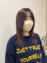 トータルビューティーサロン プリエ(prier) レイヤー/レイヤーカット/韓国風スタイル/ベージュブラウン
