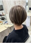 白髪ぼかしハイライト