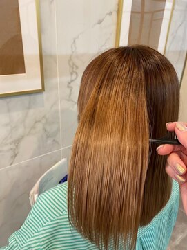 ジーナ 船橋(Zina) 髪質改善＊ロングレイヤーグレーベージュ＊美髪【Zina船橋】