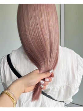 キャリ 渋谷(care) 淡いチェリーレッドピンク