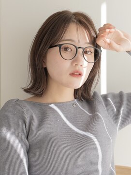 ガーデンヨコハマエスト(GARDEN YOKOHAMA est) ボブ　外ハネボブ　くびれヘア　夏　縮毛矯正　ハイライトカラー