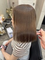 ファビ 渋谷(Fab) くびれヘア/暗めカラー/アプリコットオレンジ/縮毛矯正