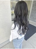 ハイライト/ブリーチ/グレージュ/ベージュ/ロング