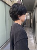 メンズショートボブ