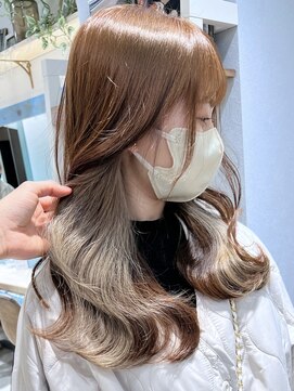 ロンド ジュルード 名古屋(Lond jeloud) インナーカラー/イヤリングカラー/ブリーチ/ダブルカラー