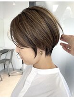 GBG 宇都宮 くびれショートボブ40代50代グレイカラー白髪染め白髪ぼかし