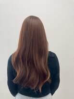 プランタン(Printemps)&nbsp;ゆるふわナチュラルウェーブロングヘアうるツヤブラウン艶カラー