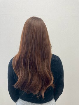 プランタン(Printemps) ゆるふわナチュラルウェーブロングヘアうるツヤブラウン艶カラー