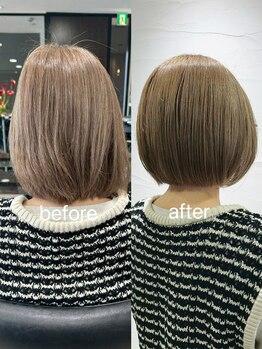 ファイブヘアーブティック(FIVE HairBoutique)の写真/[88%オーガニックカラー][低アルカリカラー]で頭皮と髪に優しいカラー！デザインで楽しめる