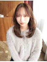 イロ ジェイアール JR奈良店(IRO) 大人可愛いベージュカラー×ミディアムレイヤー