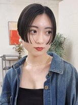 ローマージングウマエ(ROAMER jingumae)&nbsp;レイヤーショートボブカットボブパーマボブグレージュ髪質改善