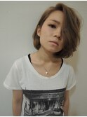 【adorable】クール&セクシー◎甘×辛ボブ×耳かけアシメバング