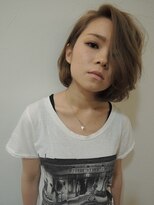 アドラーブル 松崎店(adorable) 【adorable】クール&セクシー◎甘×辛ボブ×耳かけアシメバング