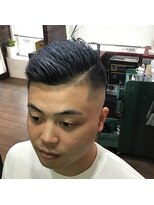 バーバーショップ カズー BARBER SHOP KA-ZOO&nbsp;スキンフェード、ラインフェード、シルバーカラー