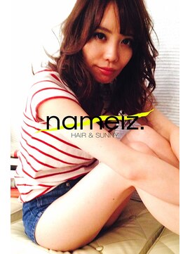 ネイミーズ 横浜関内(nameiz.) 【横浜美容室ネイミーズ】大人可愛いミディアムウェーブ