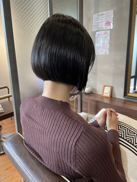 リバレッジ 広尾(Leverage) 大人前下がりワンレンボブ