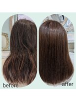 マオヘアー(MAO hair)&nbsp;【MAOｈａｉｒ】　縮毛矯正カール（ナチュラルストレート）