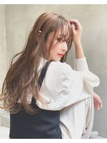 エース (ACE) ACE 横浜 クリアベージュ×韓国ウェーブ×シースルーバング