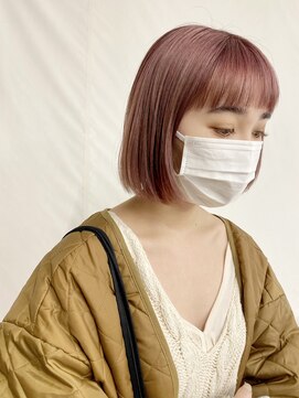 ベンジー 蔵前店(benji) ハイトーン×ボブ/ブリーチ/ハイライト/大人ボブ