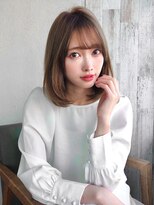 前髪パーマワンカールボブレイヤーカットデジタルパーマ20代30代