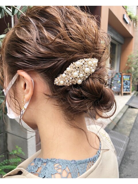 ゆるふわまとめヘアアレンジ