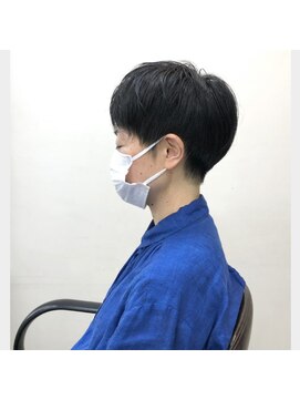 テルミークリニカルデザイン 北千里 ちょい刈り上げマッシュショートカット