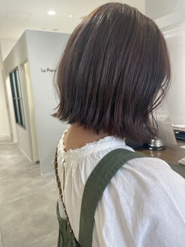 マッシュ 天王寺あべの(MASHU) 切りっぱなしボブ×シアカラー