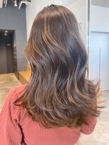 アイティーバイアルバム 八王子店(IT by ALBUM)&nbsp;ブラウンセミロング_ショコラアッシュヘルシースタイル_ba408631