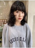 重ためハイレイヤーとニュアンスパーマ