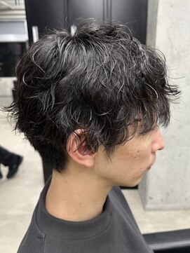 フイ 恵比寿(Hui) men's/アップバング/ツーブロックマッシュ/束感ショート/波巻き