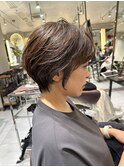 【LA'BO三浦】白髪染め対応◎大人くびれショート