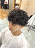 スパイラルパーマ強めパーマ長持ちパーママッシュスタイル波巻き