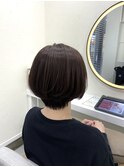 襟足すっきりくびれショートボブ♪